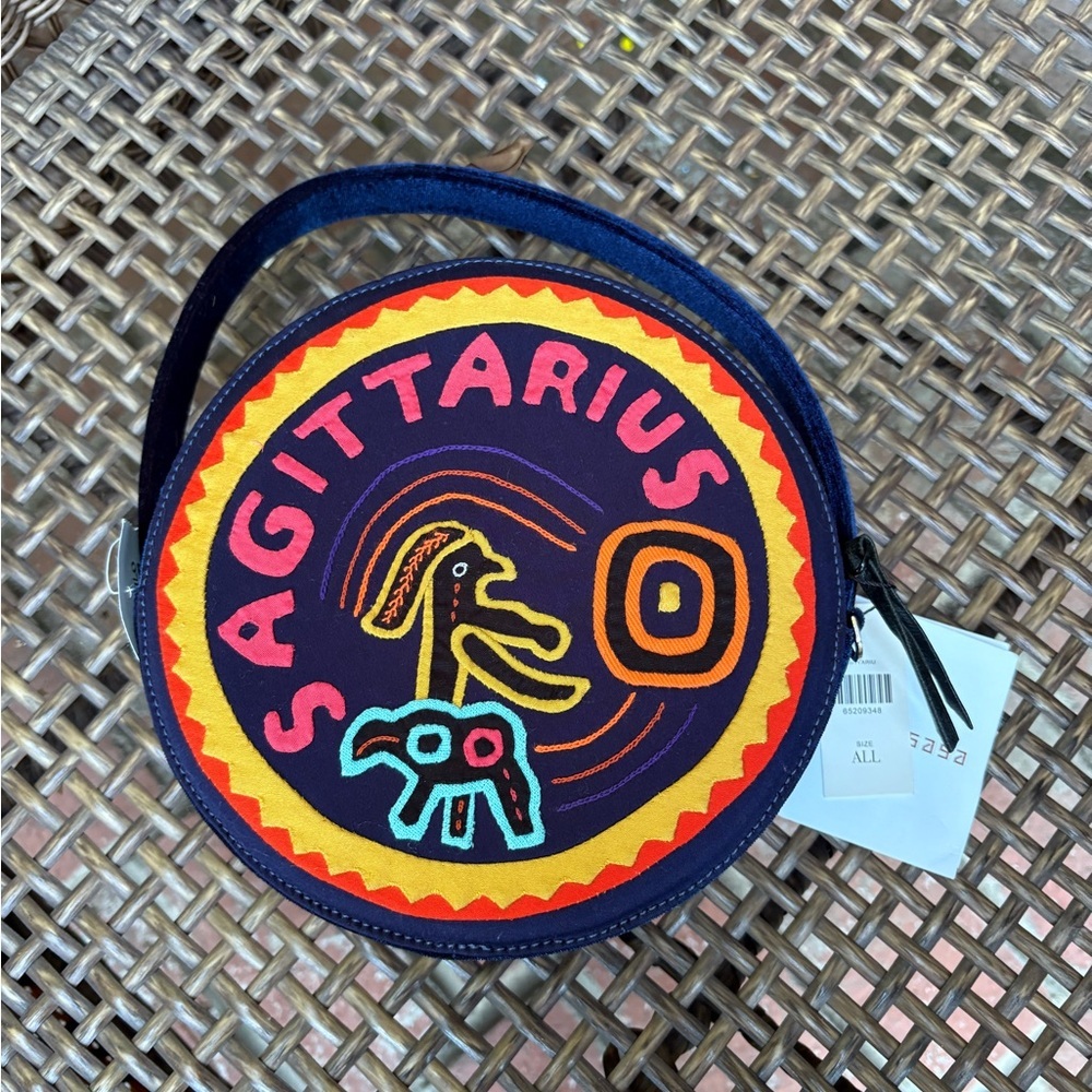 Anthropologie Sagittarius Mola Sasa Zodiac Clutch New with Tags! - Picture 3 of 8